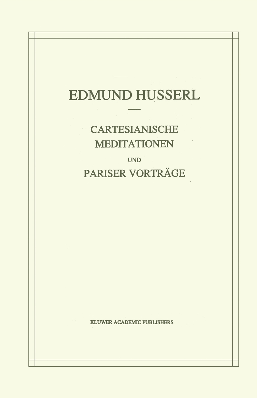 洋書 Edmund Husserl Gesammelte Schriften Husserliana : gesammelte Werke : Husserl, Edmund, 1859-1938